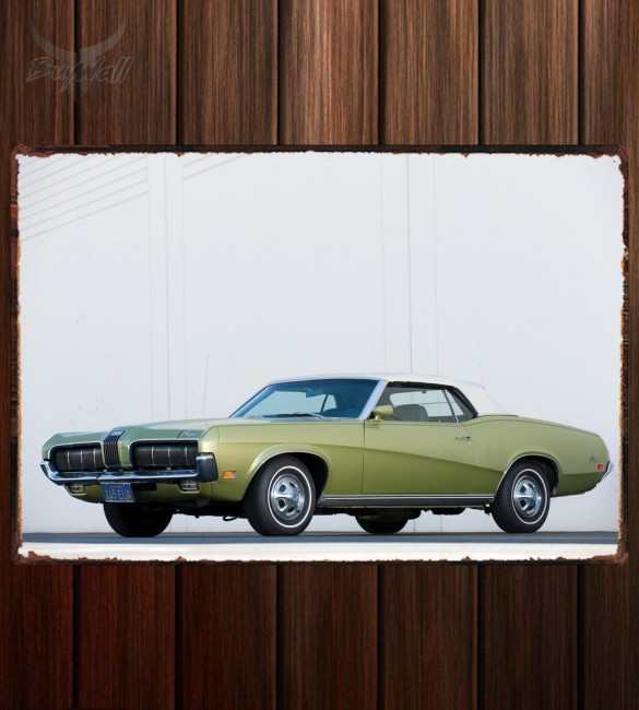 Металлическая табличка Mercury Cougar Convertible Металлическая табличка Mercury Cougar Convertible